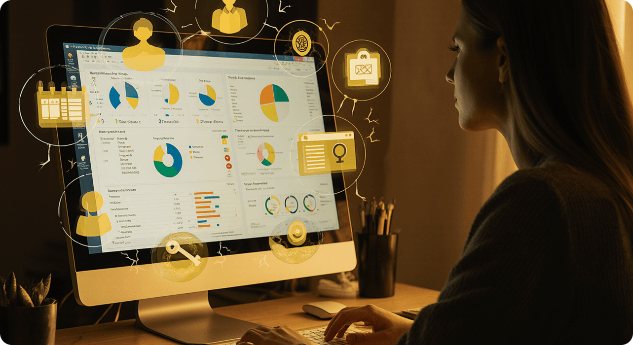 CRM com lógica, automação e clareza pra escalar sua operação